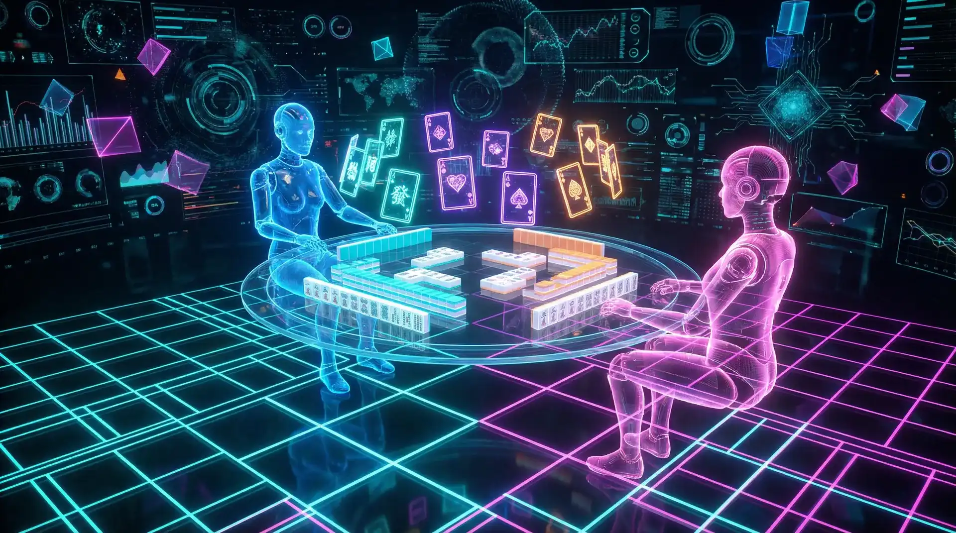 亚洲娱乐赛博对战竞技场全景 - 赌博游戏