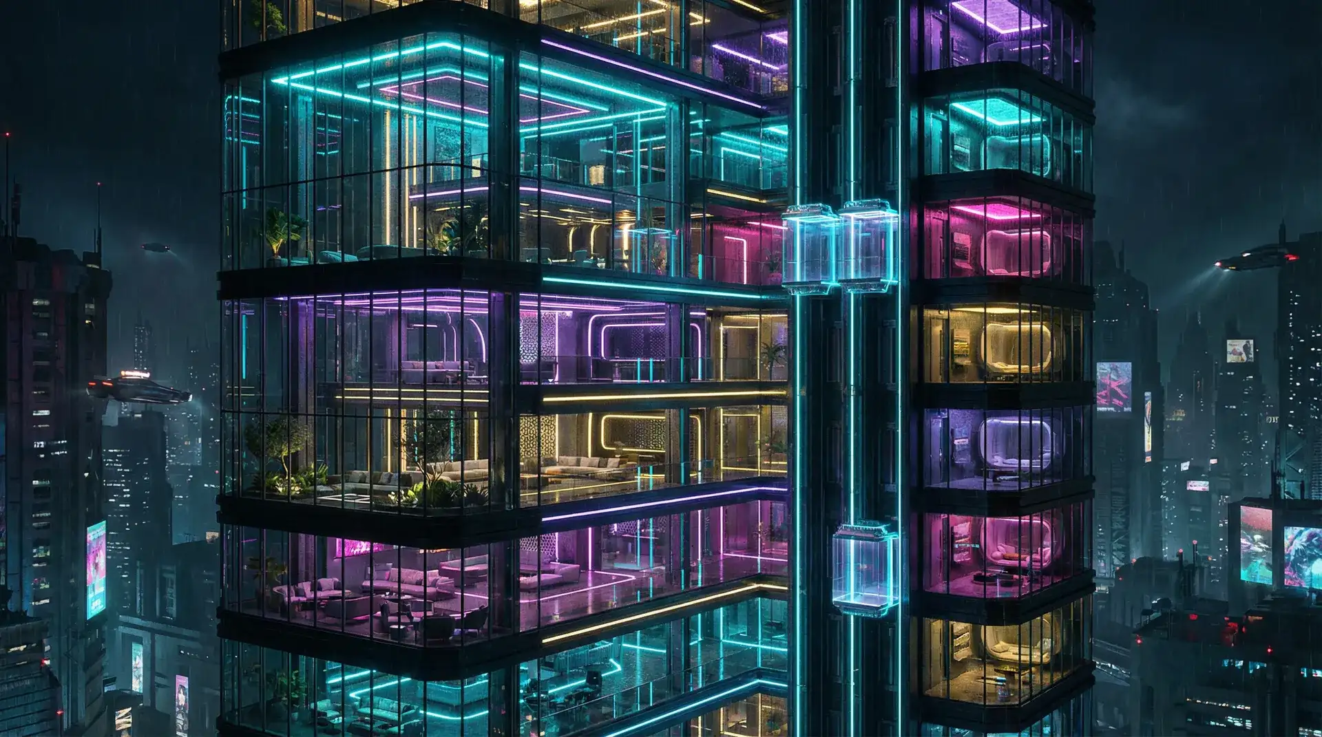 赌博游戏 报纸摩天楼VIP层级剖面图